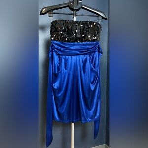 Speechless Sequence Royal Blue Dress